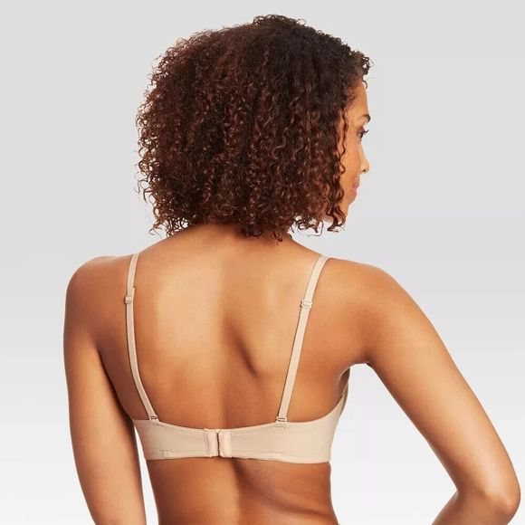Maidenform Self Expressions Women's Stay Put Detachable Bra SE6990 Beige 40DD - Picture 3 of 8